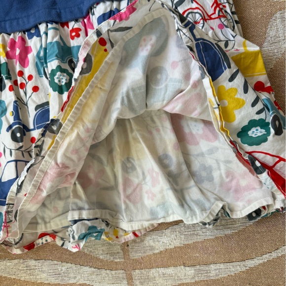 Mini Boden Jersey Top Dress with Sequins Taxi Cab Design - Picture 6 of 7